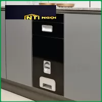 Thùng gạo mặt gương viền nhôm cao cấp